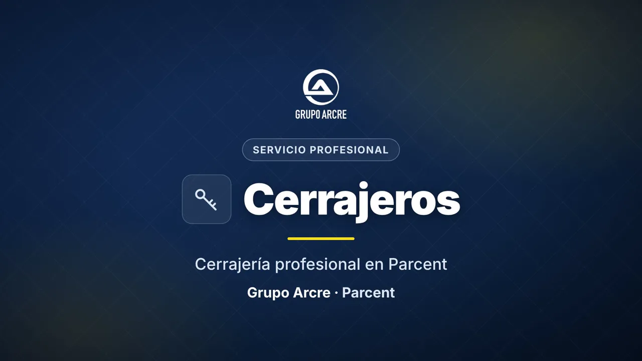 Cerrajería profesional en Parcent