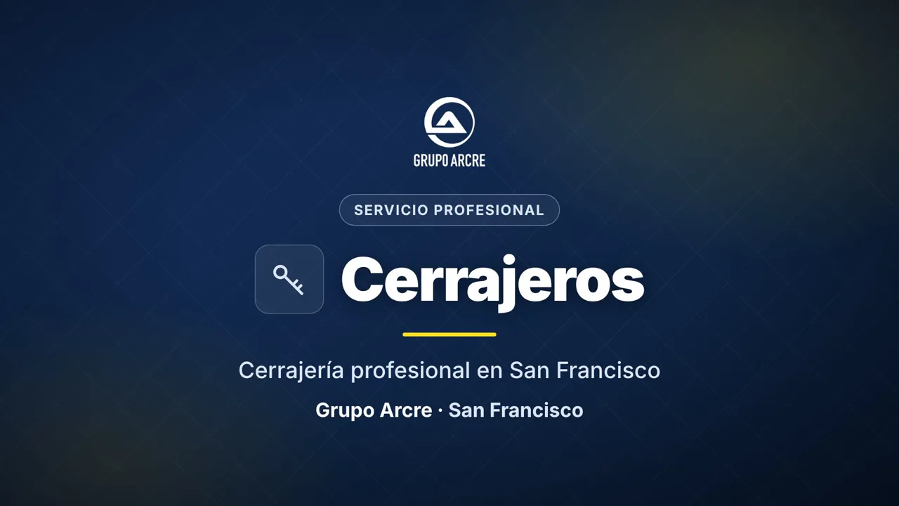 Cerrajería profesional en San Francisco